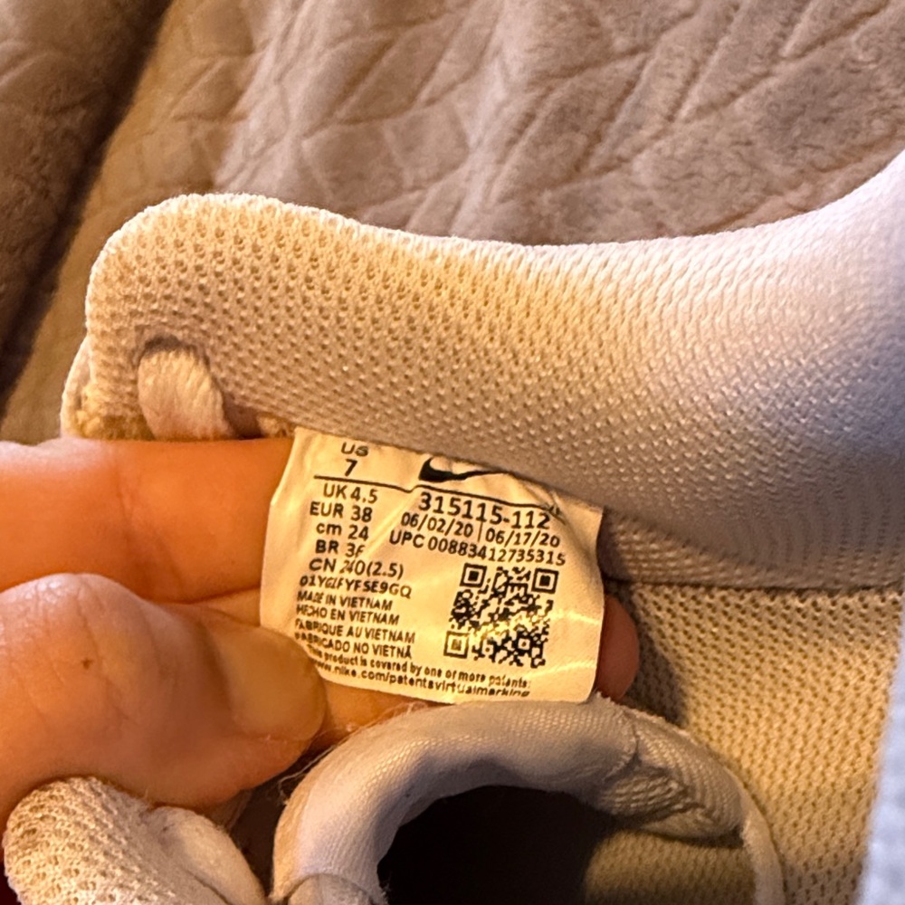Nike White AF1 Sneakers - Picture 7 of 7